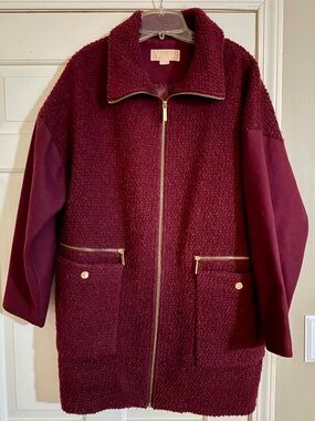 Michael Kors Textured Wool Jacket - Large